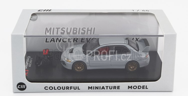 Cm-models Mitsubishi Lancer Evo Ix With Engine 2003 1:64 Grey