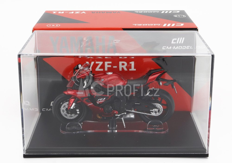 Cm-models Yamaha Yzf-r1 2022 1:18 Červená Černá