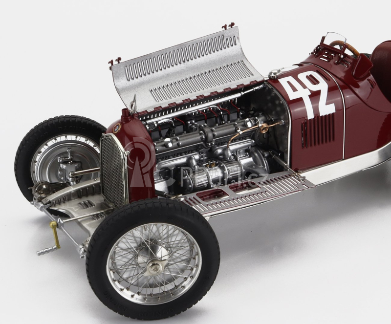 Cmc Alfa romeo F1  P3 N 42 Winner Marseille Gp 1933 Chiron 1:18 Red