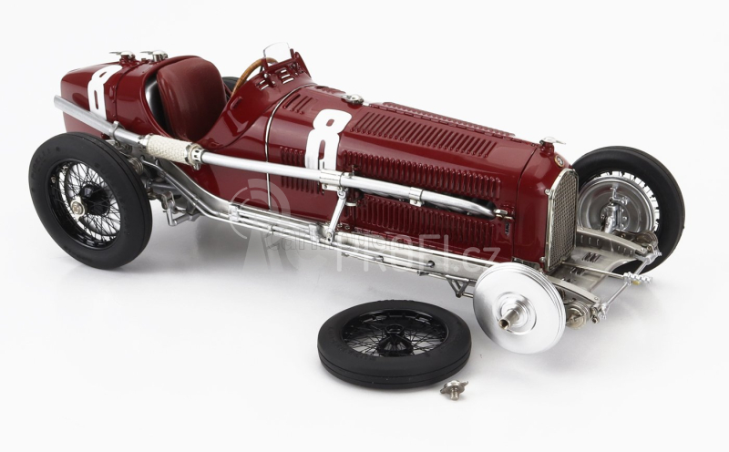 Cmc Alfa romeo F1  P3 N 8 Winner Italy Gp 1932 Tazio Nuvolari 1:18 Red