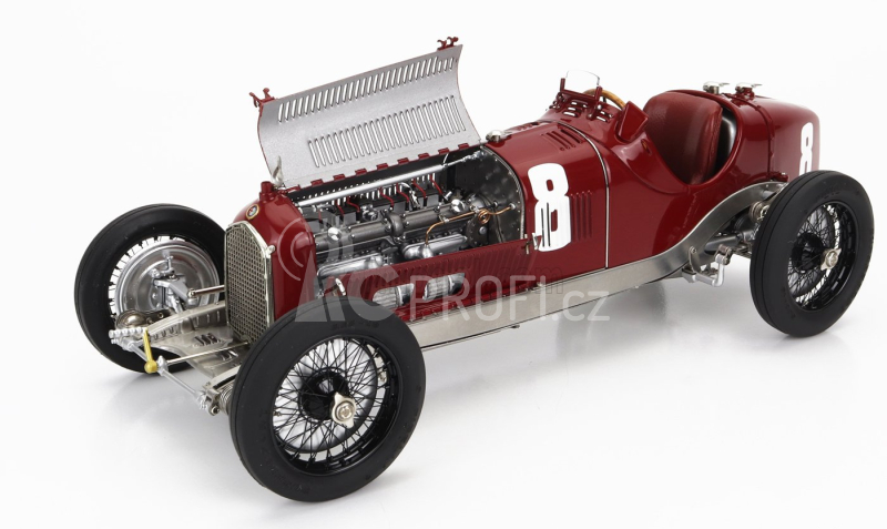 Cmc Alfa romeo F1  P3 N 8 Winner Italy Gp 1932 Tazio Nuvolari 1:18 Red