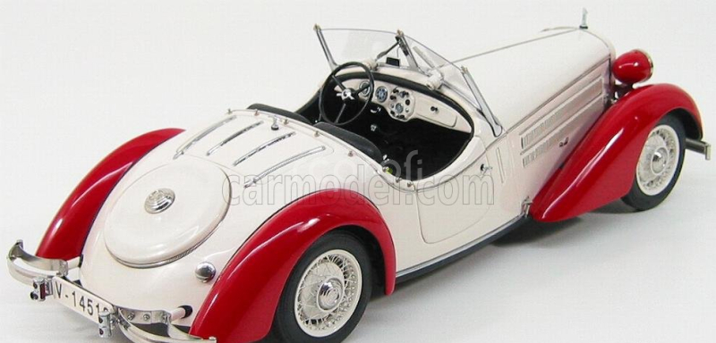 Cmc Audi 225 Roadster 1935 1:18 Bílá Červená