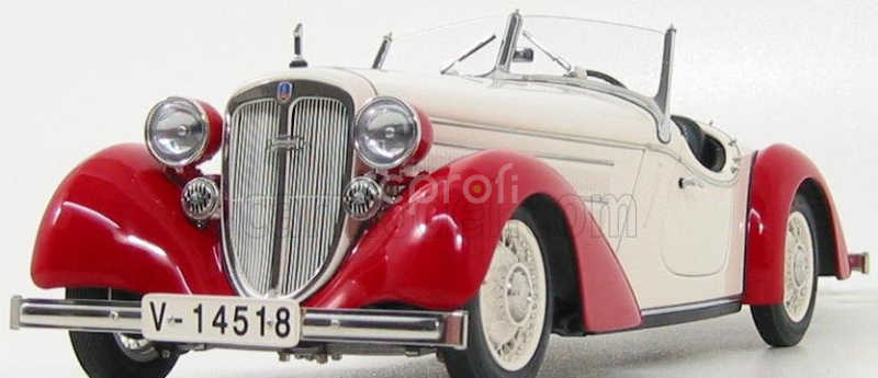 Cmc Audi 225 Roadster 1935 1:18 Bílá Červená