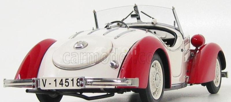 Cmc Audi 225 Roadster 1935 1:18 Bílá Červená