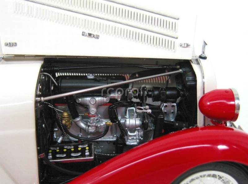 Cmc Audi 225 Roadster 1935 1:18 Bílá Červená