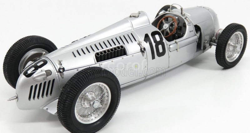 Cmc Auto union F1  Type C N 18 Winner Internationales Eifelrennen 1936 B.rosemeyer 1:18 Silver