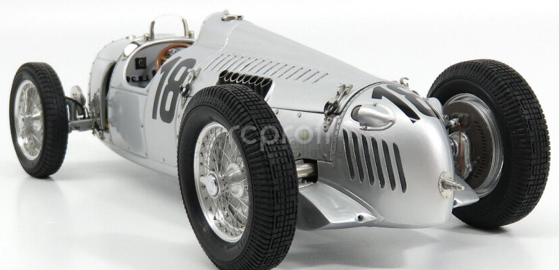 Cmc Auto union F1  Type C N 18 Winner Internationales Eifelrennen 1936 B.rosemeyer 1:18 Silver