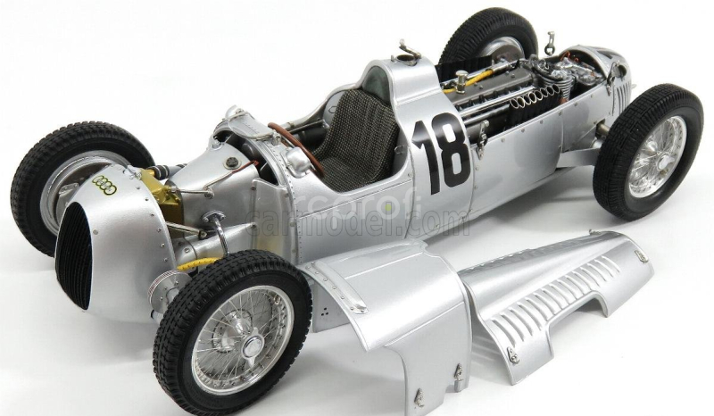 Cmc Auto union F1  Type C N 18 Winner Internationales Eifelrennen 1936 B.rosemeyer 1:18 Silver