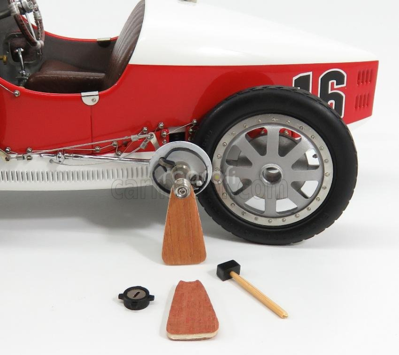 Cmc Bugatti T35 N 16 Nation Colour Project Monaco 1924 1:18 Červená Bílá