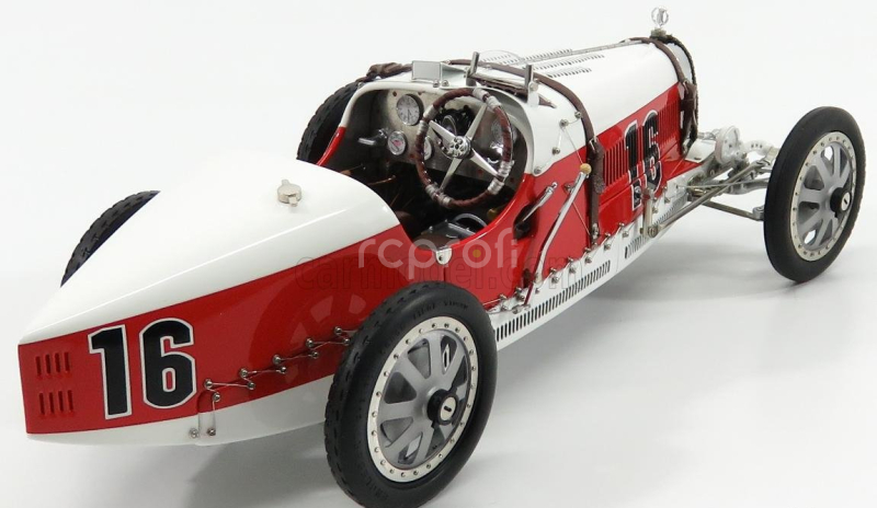 Cmc Bugatti T35 N 16 Nation Colour Project Monaco 1924 1:18 Červená Bílá