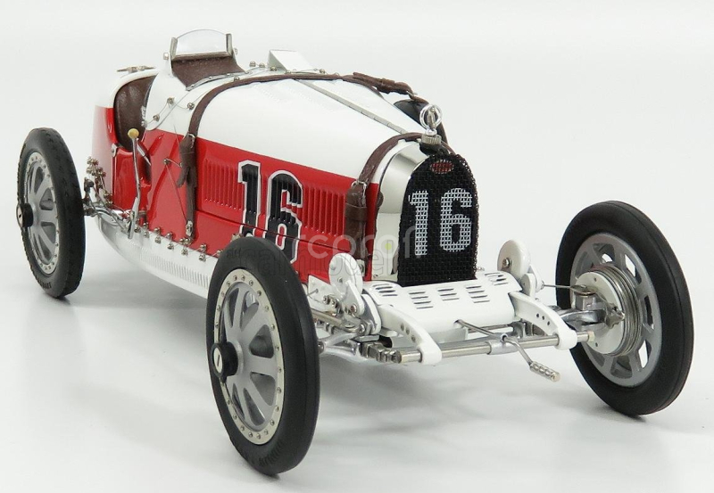 Cmc Bugatti T35 N 16 Nation Colour Project Monaco 1924 1:18 Červená Bílá