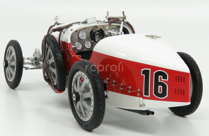 Cmc Bugatti T35 N 16 Nation Colour Project Monaco 1924 1:18 Červená Bílá
