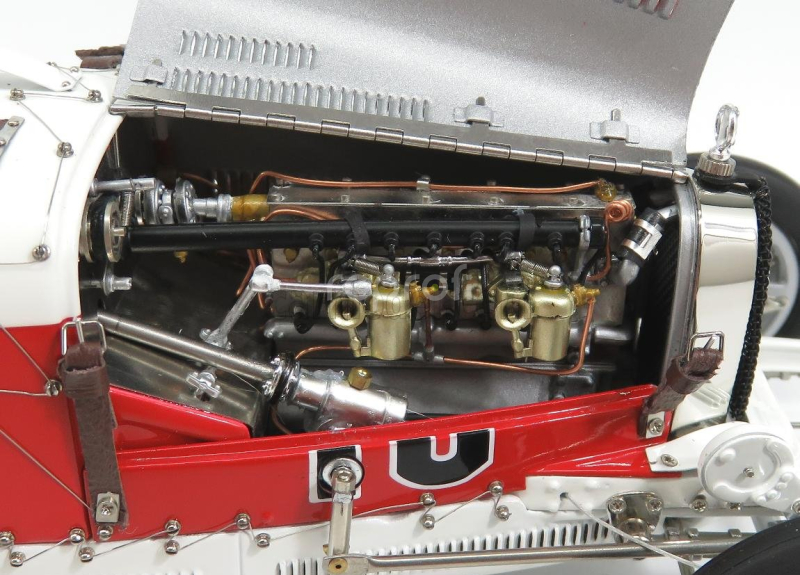 Cmc Bugatti T35 N 16 Nation Colour Project Monaco 1924 1:18 Červená Bílá