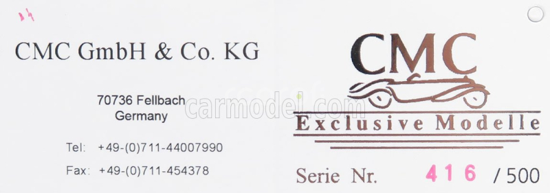 Cmc Bugatti T35 N 23 Nation Colour Project Netherland 1924 1:18 Orange