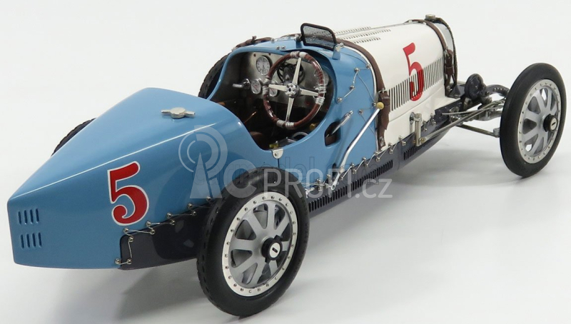 Cmc Bugatti T35 N 5 Nation Coulor Project Argentina 1924 1:18 Světle Modrá Bílá