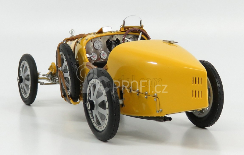 Cmc Bugatti T35 N 58 With Driver Figure 1924 1:18 Žlutá