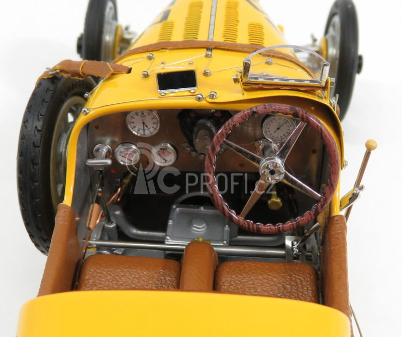 Cmc Bugatti T35 N 58 With Driver Figure 1924 1:18 Žlutá