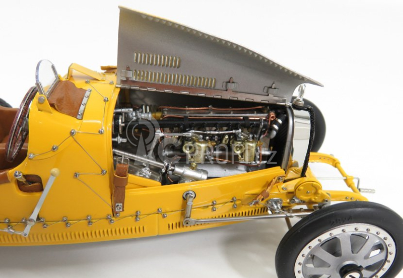 Cmc Bugatti T35 N 58 With Driver Figure 1924 1:18 Žlutá
