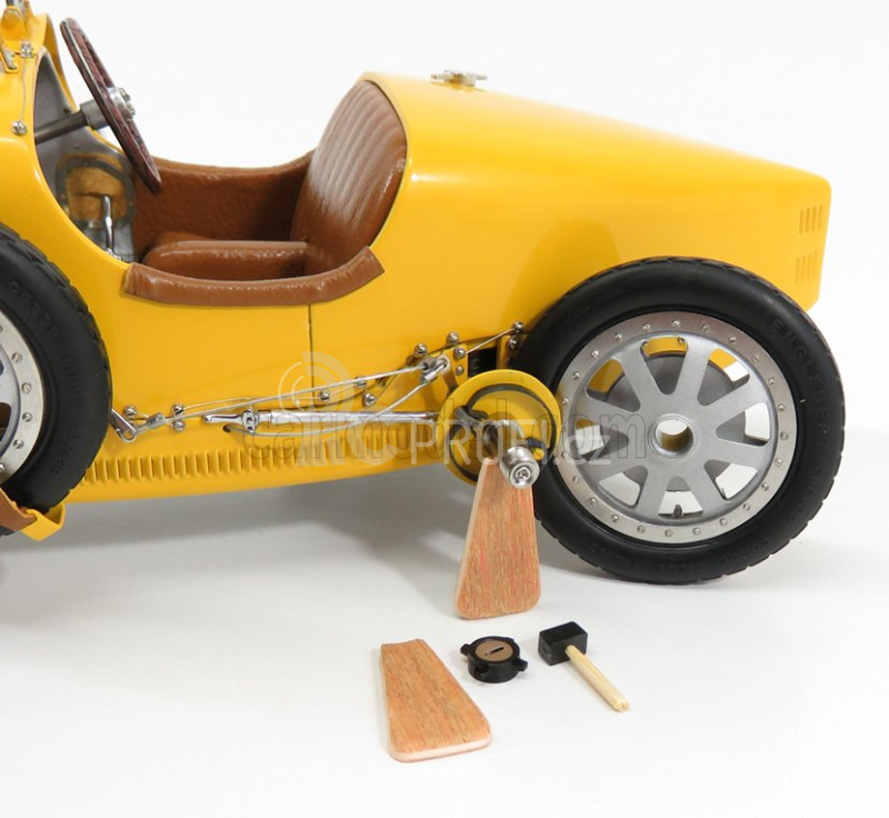 Cmc Bugatti T35 N 58 With Driver Figure 1924 1:18 Žlutá