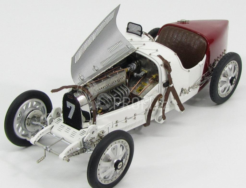 Cmc Bugatti T35 N 7 Gp National Colour Project Poland 1924 1:18 Bílá Červená
