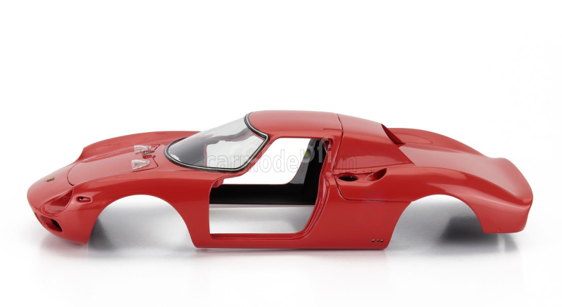 Cmc Ferrari 250lm Car Body + Rolling Chassis 1963 - Con Vetrina - With Showcase 1:18 Red