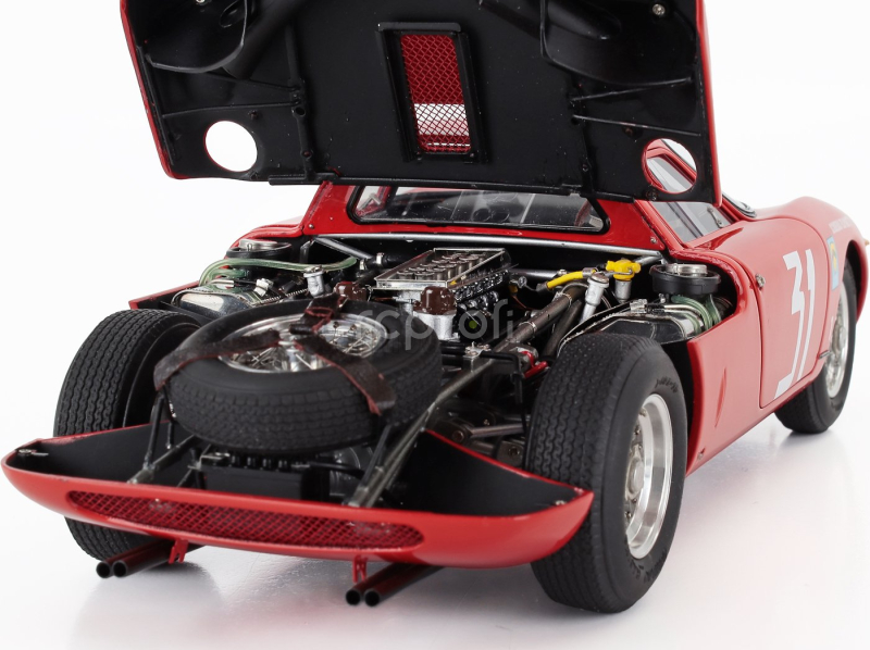 Cmc Ferrari 250lm Ch.n5899 Team Scuderia Filipinetti N 31 Winner Monza 1964 Nino Vaccarella 1:18 Red