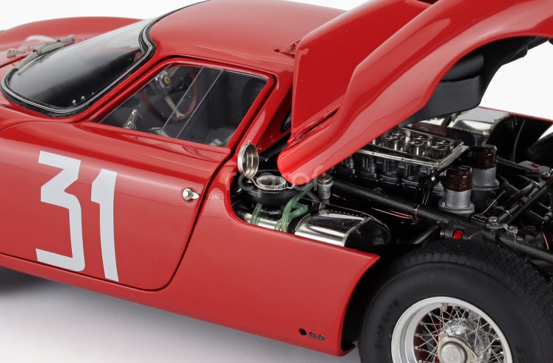 Cmc Ferrari 250lm Ch.n5899 Team Scuderia Filipinetti N 31 Winner Monza 1964 Nino Vaccarella 1:18 Red