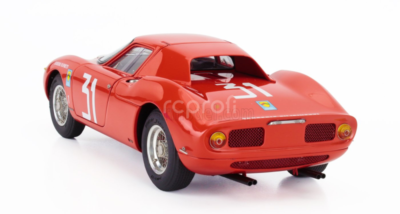 Cmc Ferrari 250lm Ch.n5899 Team Scuderia Filipinetti N 31 Winner Monza 1964 Nino Vaccarella 1:18 Red