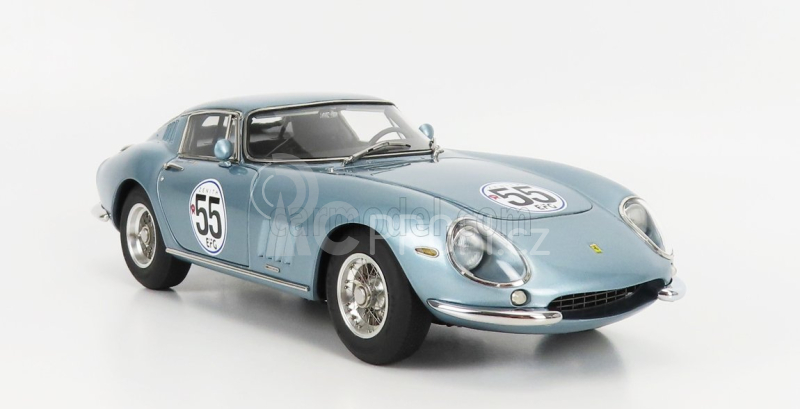 Cmc Ferrari 275 Gtb/c Competizione Ch.9057 N 55 1966 1:18 Světle Modrá Met