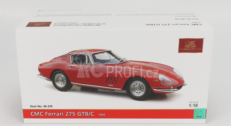 Cmc Ferrari 275 Gtb/c Coupe 1966 1:18 Red