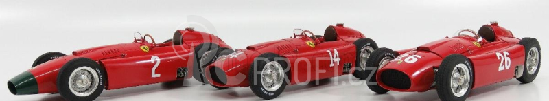 Cmc Ferrari Set 3x F1 D50 1:18, červená