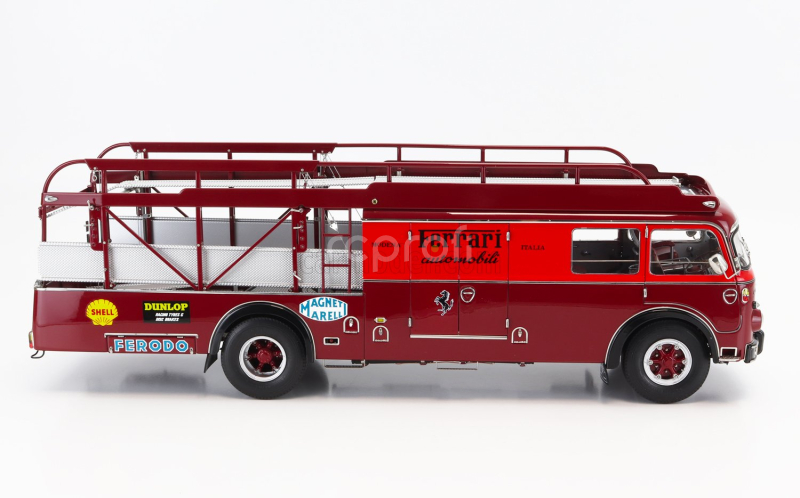 Cmc Fiat 642rn2 Truck Bartoletti F1 Ferrari Car Transporter 1957 1:18 Red