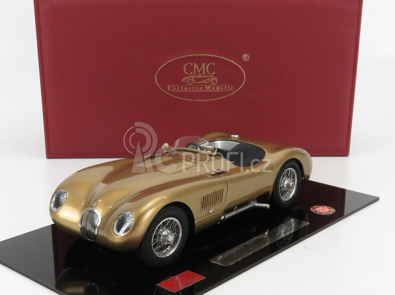 Cmc Jaguar C-type Spider 1952 - Techno Classica 2020 1:18 Gold