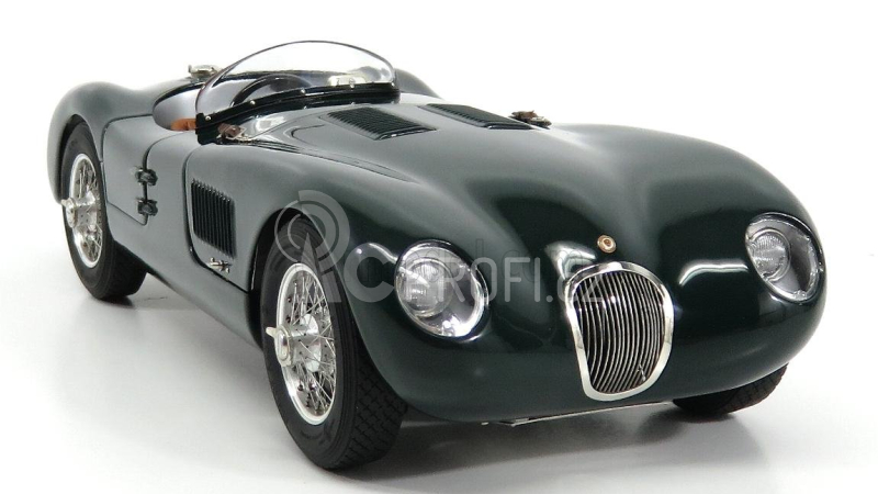 Cmc Jaguar C-type Spider Street Version 1952 1:18 Britská Závodní Zelená