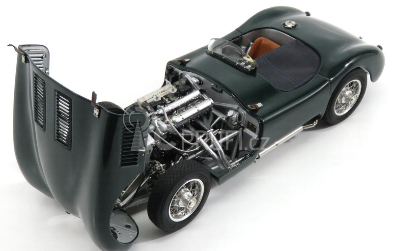 Cmc Jaguar C-type Spider Street Version 1952 1:18 Britská Závodní Zelená