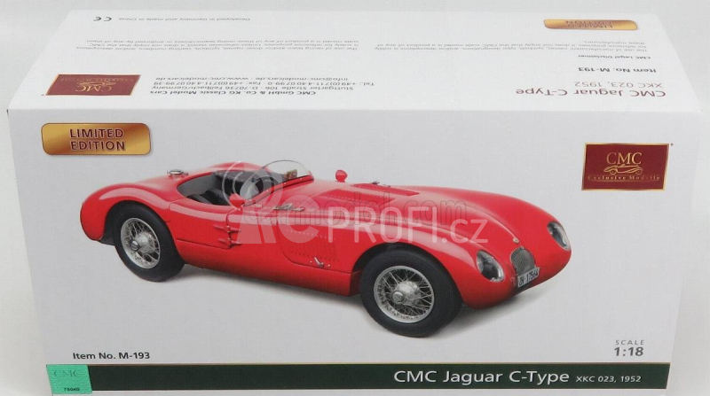 Cmc Jaguar C-type Spider Street Version 1953 1:18 Red