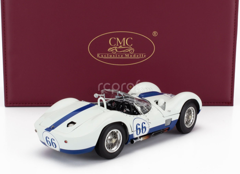 Cmc Maserati Tipo 61 2.9l S4 Spider Birdcage N 66 Winner Castle Rock Colorado Scca 1960 Jim Hall 1:18 Bílá Modrá