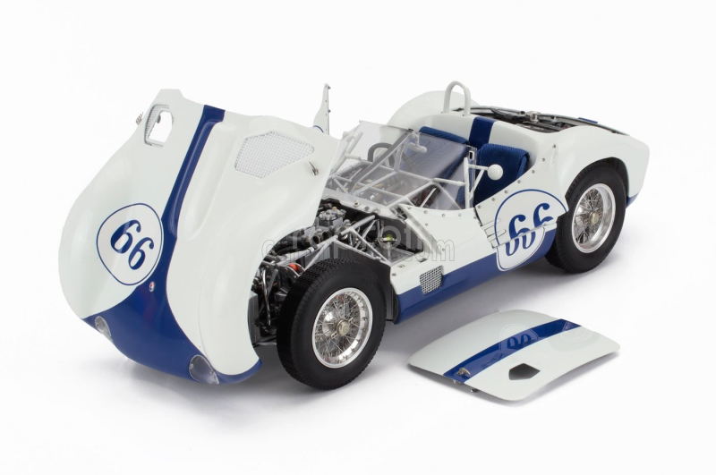 Cmc Maserati Tipo 61 2.9l S4 Spider Birdcage N 66 Winner Castle Rock Colorado Scca 1960 Jim Hall 1:18 Bílá Modrá