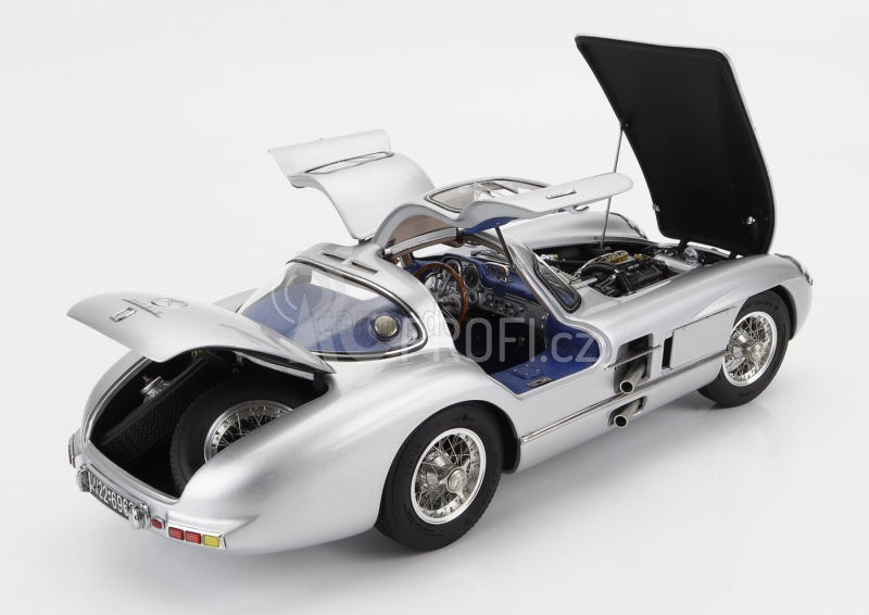 Cmc Mercedes benz 300 Slr Coupe N T1 Rac Tourist Trophy 1955 1:18 Silver