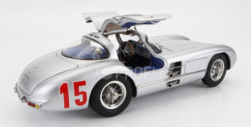 Cmc Mercedes benz 300 Slr Uhlenhaut Coupe N 15 Sweden Gp 1955 1:18 Silver