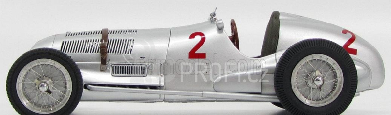 Cmc Mercedes benz F1  W125 N 2 Gp Donington 1937 H.lang 1:18 Silver