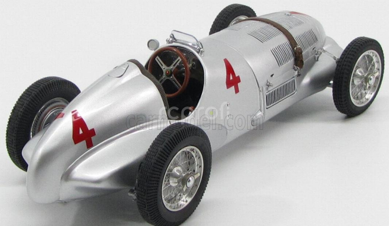Cmc Mercedes benz F1  W125 N 4 Gp Donington 1937 R.seaman 1:18 Silver