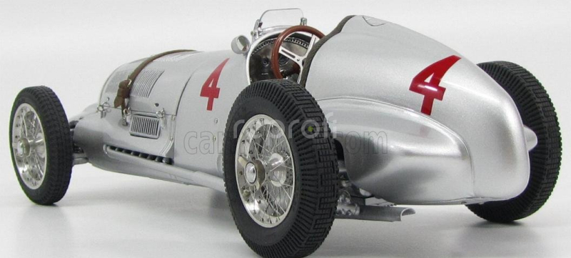 Cmc Mercedes benz F1  W125 N 4 Gp Donington 1937 R.seaman 1:18 Silver