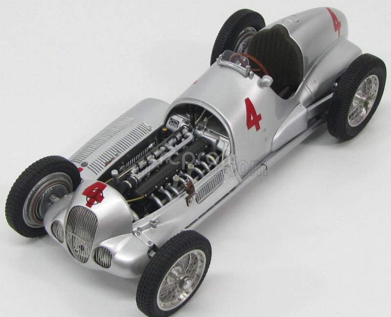 Cmc Mercedes benz F1  W125 N 4 Gp Donington 1937 R.seaman 1:18 Silver