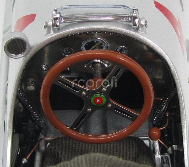 Cmc Mercedes benz F1  W125 N 4 Gp Donington 1937 R.seaman 1:18 Silver