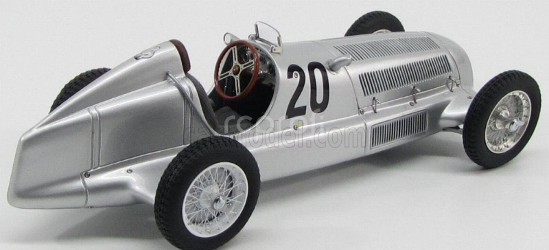Cmc Mercedes benz F1  W25 Spider N 20 Winner Adac Eifelrennen 1934 M.von Brauchitsch 1:18 Silver