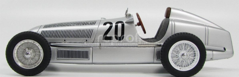 Cmc Mercedes benz F1  W25 Spider N 20 Winner Adac Eifelrennen 1934 M.von Brauchitsch 1:18 Silver