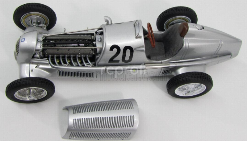 Cmc Mercedes benz F1  W25 Spider N 20 Winner Adac Eifelrennen 1934 M.von Brauchitsch 1:18 Silver