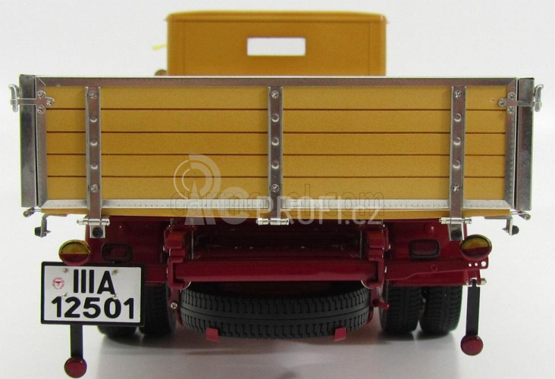 Cmc Mercedes benz Lo2750 Lkw Platform Truck Cassonato 1933 1:18 Žlutá Červená