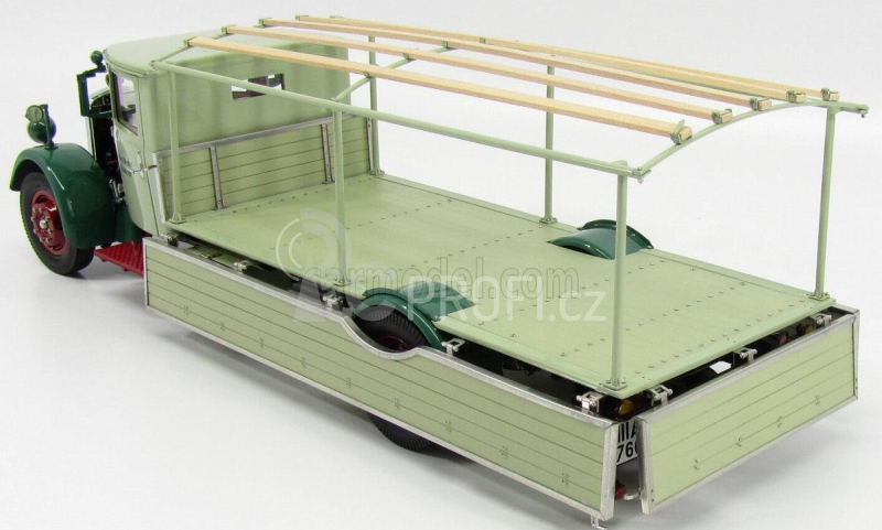 Cmc Mercedes benz Lo2750 Truck With Tarpaulin - Cassone Telonato 1933 1:18 Zelená